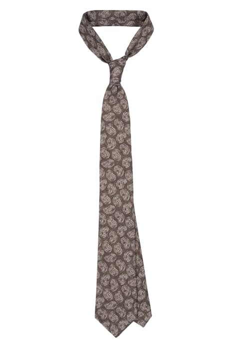 BROWN PAISLEY TIE BROWN by Suitsupply