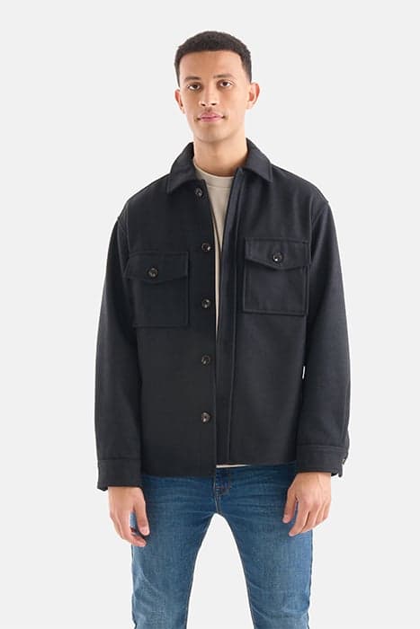 MA-MITCH OVERSHIRT DARKBLUE by Shoeby