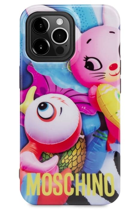 IPHONE 13 PRO MAX INFLATABLE ANIMALS COVER MULTICOLOR by Moschino