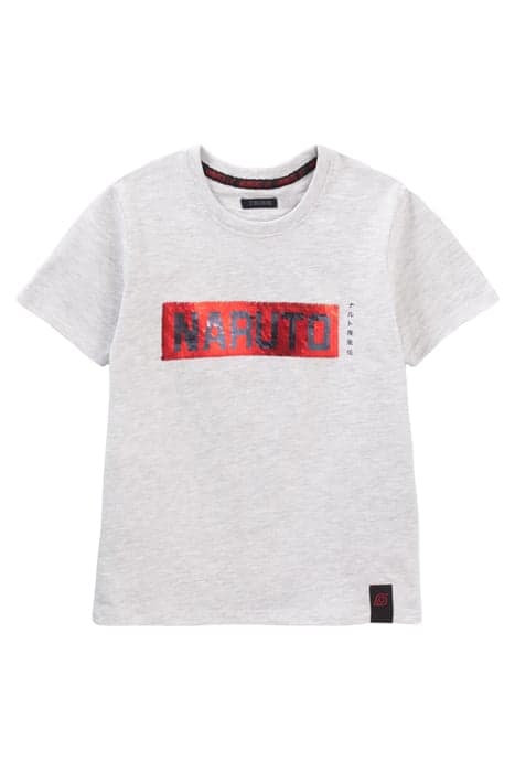 BOYS’ GREY NARUTO T-SHIRT WITH IMAGE ON BACK by IKKS