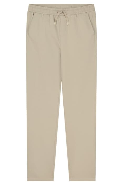 VINN TWILL TROUSERS GRAVEL BEIGE by NIK & NIK