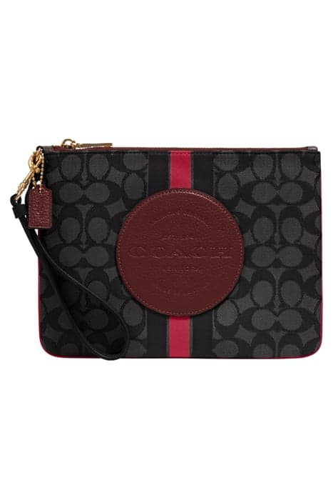 DEMPSEY GALLERY POUCH IN SIGNATURE JACQUARD WITH STRIPE AND  by Coach