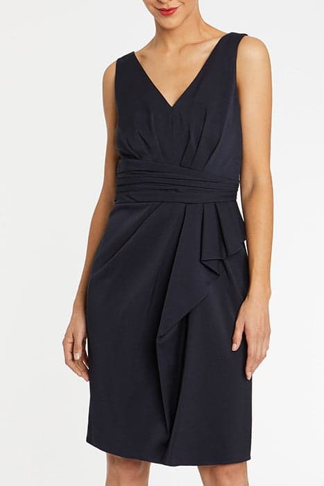 DRESS OTTOMAN STRETCH NAVY by Paule Ka