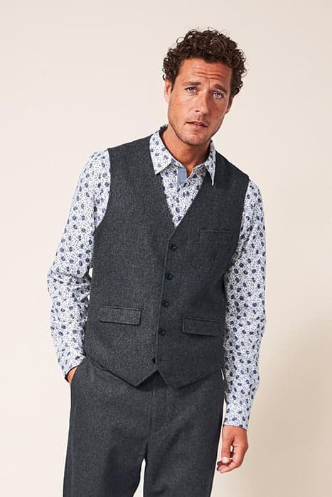 HEATH WAISTCOAT CHARCOAL GREY by White Stuff