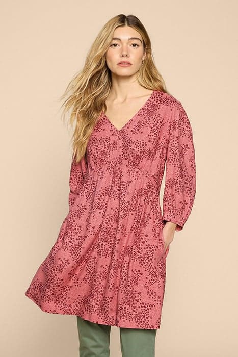 LUCY ECO VERO TUNIC PINK MULTI by White Stuff