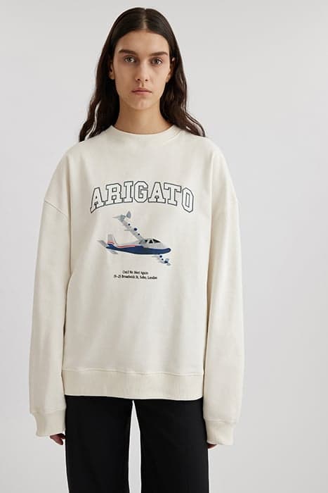 VOYAGE SWEATSHIRT ECRU by Axel Arigato