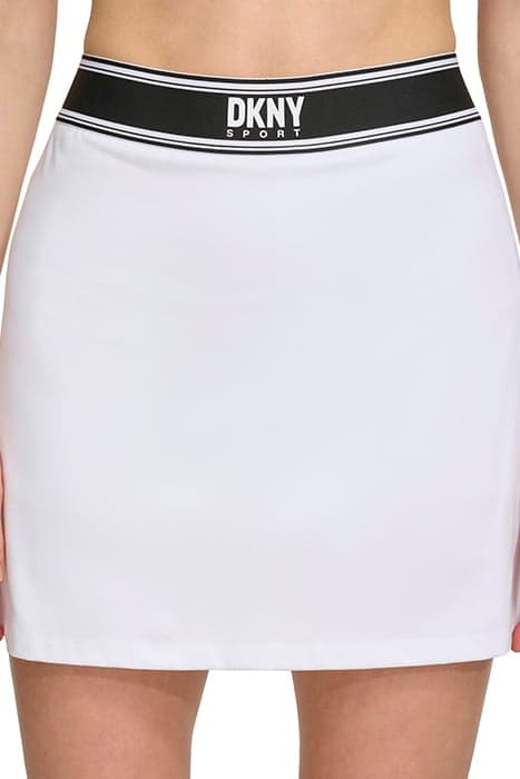 SOHO LG ELSTIC SKORT WHITE by DKNY