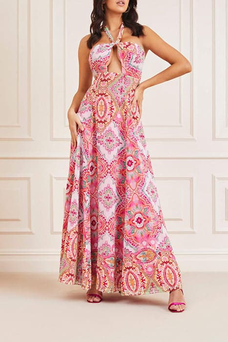 NORMANI HALTER MAXI DRESS TALITHA TILE PRINT by Marciano by Guess