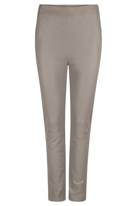 LEBON STRETCH LEATHER PANTS STONE by Dante6