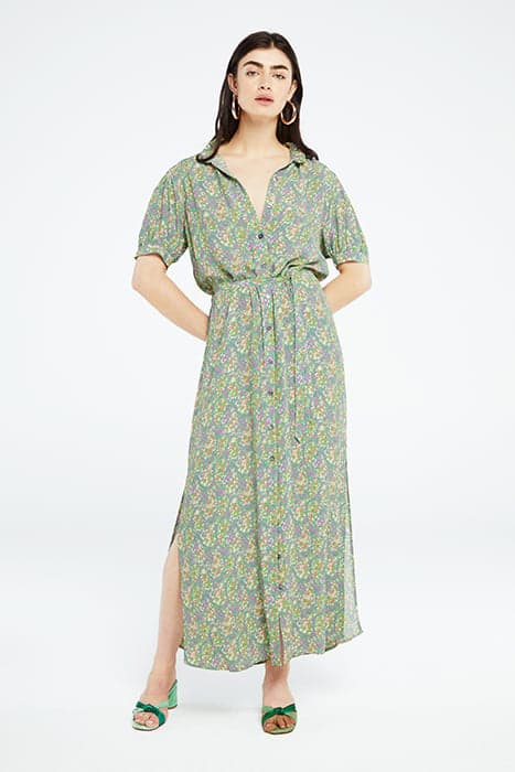 GIRLFRIEND MAXI DRESS LOVENDER/PARAKEET by Fabienne Chapot