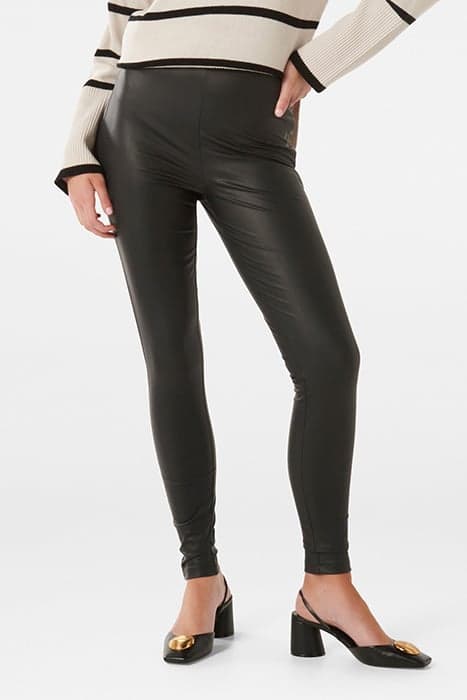 BLAIR VEGAN LEATHER LEGGINGS BLACK by Forever New