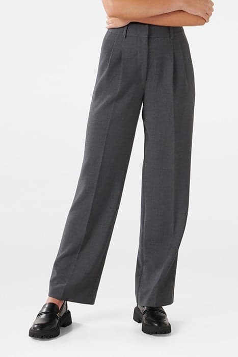 DANIELLE STRAIGHT LEG PANTS GREY MARLE by Forever New