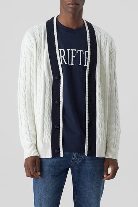 COLLEGE CARDIGAN KNITS WOOL WHITE by Closed