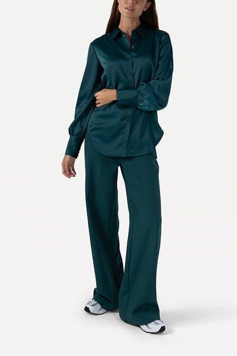 CLAIRE SHIRT DEEP TEAL by Another Label