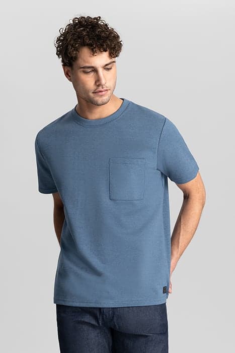 DS_EBBE T-SHIRT BOXY FIT BLUE FOG by Dstrezzed