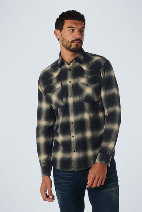 SHIRT CHECK DARK GREEN by No Excess