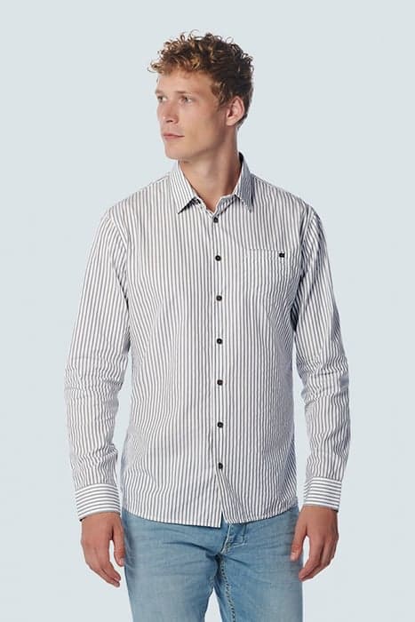 SHIRT STRIPES WHITE by No Excess