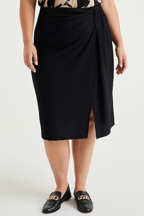 SKIRT MEDIUM LENGTH BLACK by WE Fashion