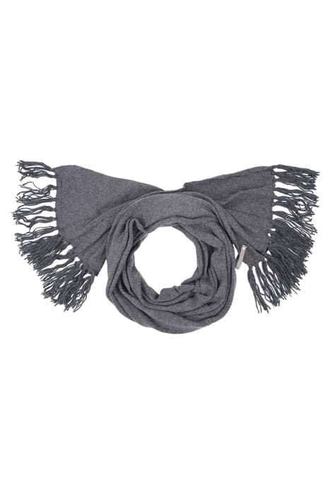 SCARF OBLONG WOOL GREY GREY by Mucho Gusto