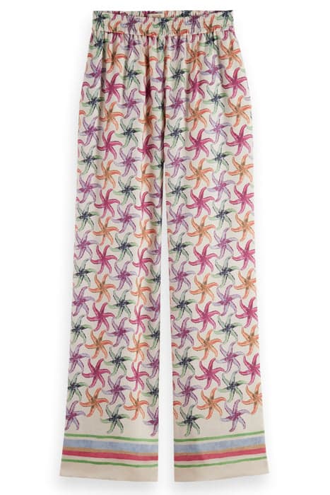 GIA STARFISH PRINTED PANT STARFISH BORDER by Scotch & Soda