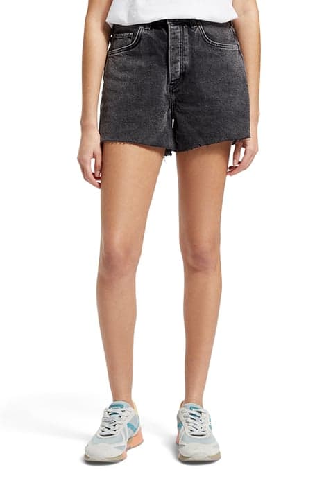 THE RAY 5 POCKET LOW RISE DENIM SHORT - WASHED BLACK WASHED  by Scotch & Soda