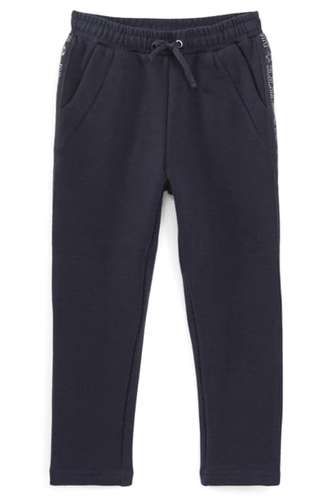 GIRLS’ NAVY JOGGERS WITH LUREX SIDE BANDS by IKKS