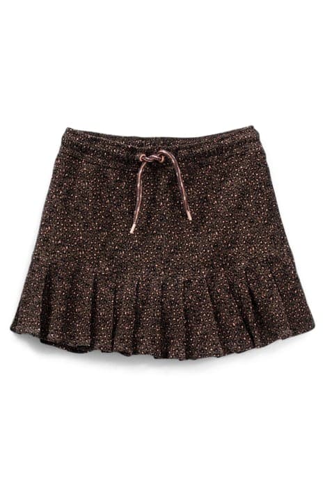 GIRLS’ KHAKI LEOPARD-HEART PRINT SKORT by IKKS