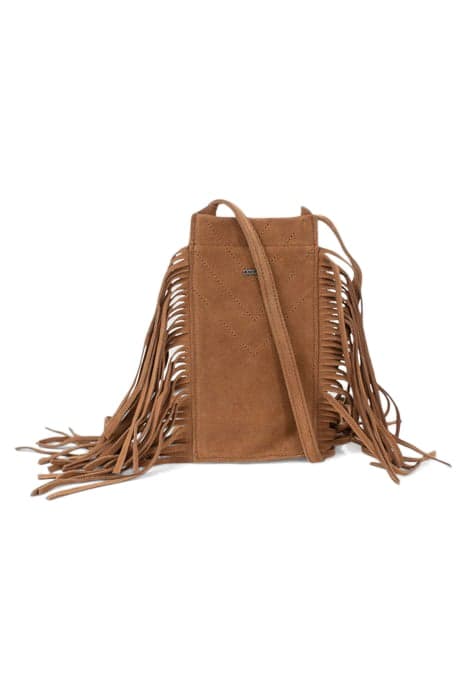 GIRLS’ CAMEL FRINGED SMARTPHONE BAG by IKKS