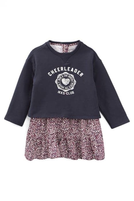 BABY GIRLS’ 2-IN-1 STAR PRINT DRESS WITH SWEATSHIRT by IKKS