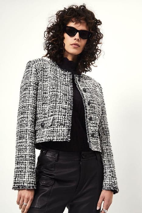 KERN TWEED JACKET BLACK/WHITE by Dante6