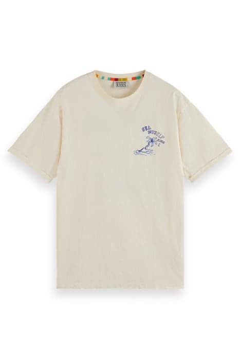 FRONT BACK ARTWORK T-SHIRT SHELL by Scotch & Soda