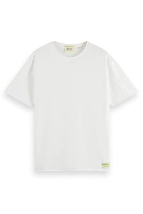 RAW EDGE T-SHIRT WHITE by Scotch & Soda