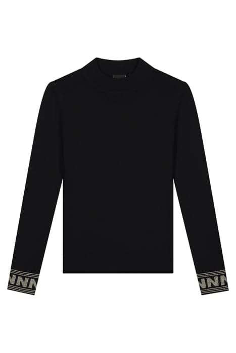 JOLIE LUREX TOP BLACK by NIK & NIK