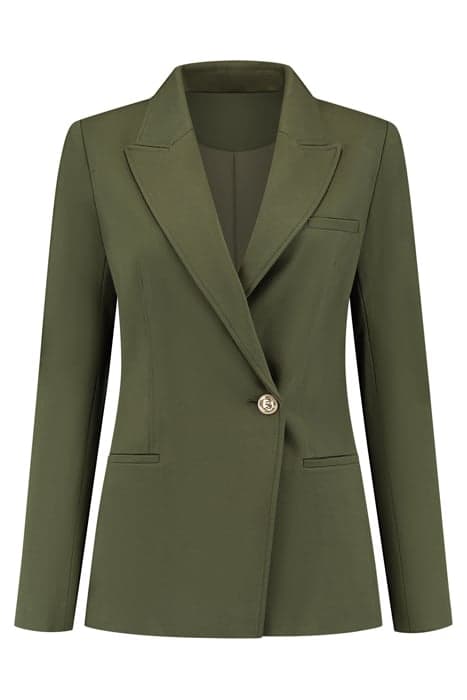 NOVA BLAZER DARK OLIVE by Fifth House