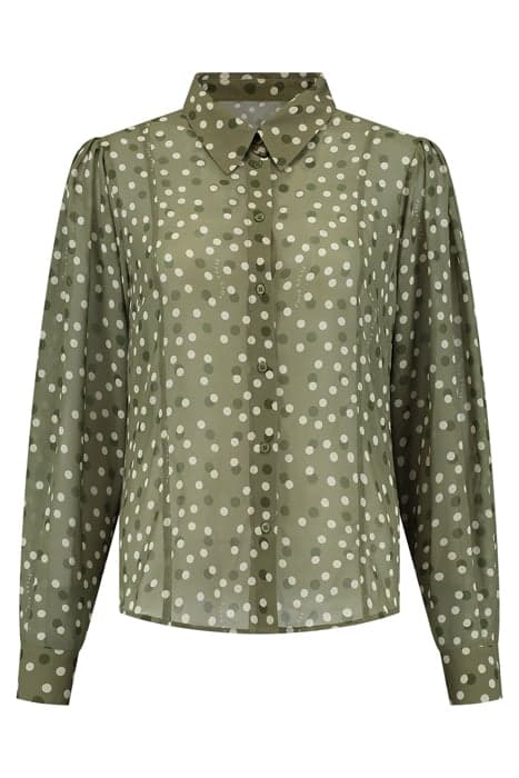 SIENNA BLOUSE OLIVE GREEN by Fifth House