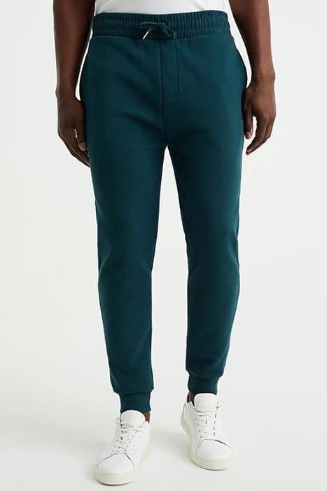 JOGGING PANTS MOSS GREEN by WE Fashion