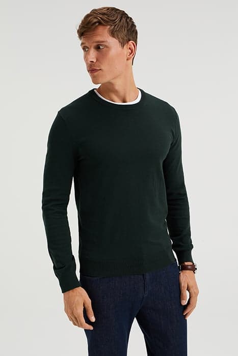 PULLOVER DARK GREEN by WE Fashion