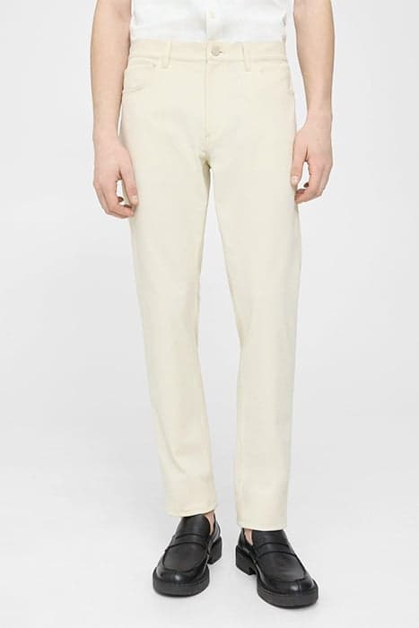 RAFFI 5-POCKET PANT IN NEOTERIC TWILL WARM IVORY by THEORY