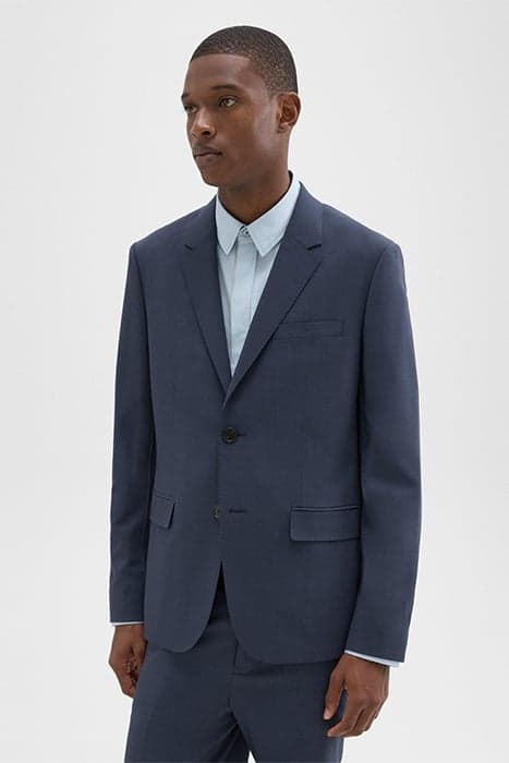 VIRGIN WOOL TWO-BUTTON BLAZER INKWELL by THEORY