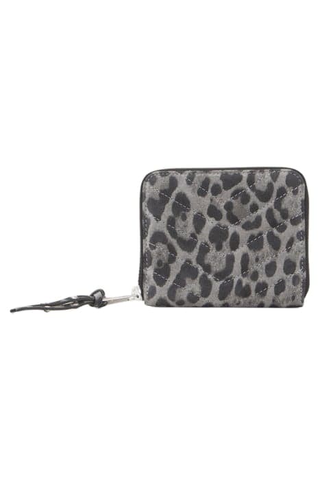 GREY LEOPARD 1440 MINI COMPAGNON WALLET GREY by IKKS