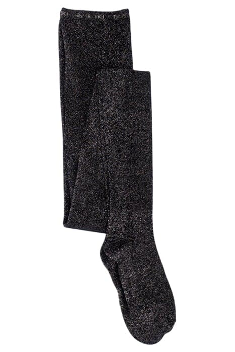 GIRLS’ GLITTERY BLACK KNIT TIGHTS BLACK by IKKS