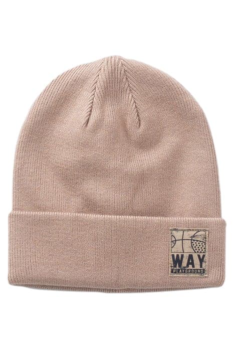 BOYS’ BEIGE KNIT BEANIE WITH BASKETBALL LABEL BEIGE by IKKS