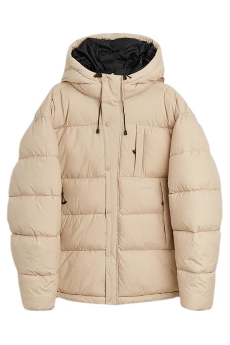 IAN PUFFER JACKET BEIGE by Soulland