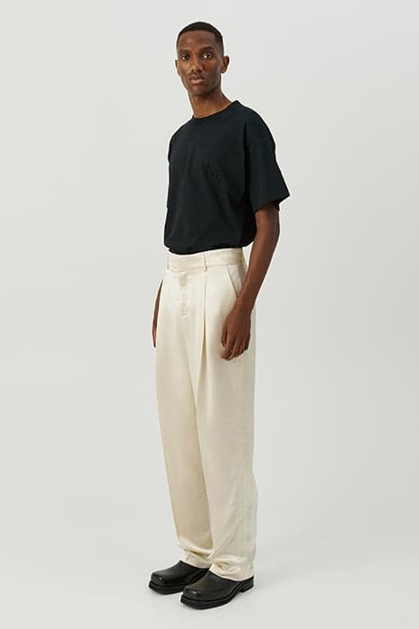 ULA EMBROIDED PANTS OFF WHITE by Soulland