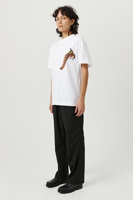 KAI PEACOCK T-SHIRT WHITE by Soulland