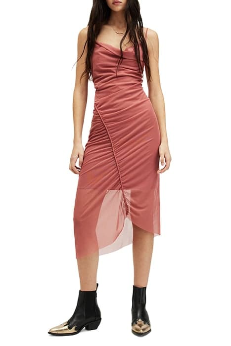 ULLA DRESS RICH PINK by AllSaints