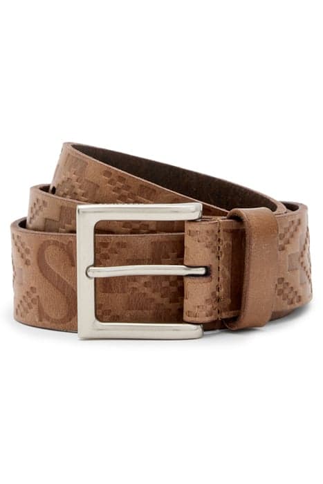 DARBY EMBOSS BELT TAN by AllSaints