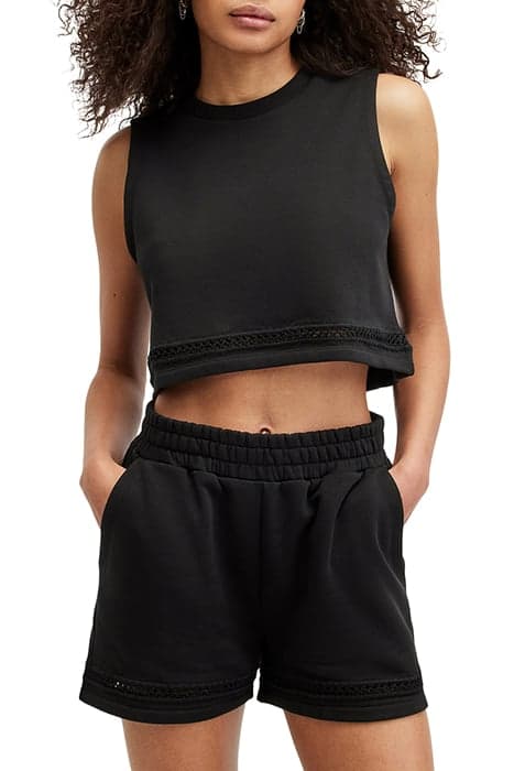 EWELINA LILA TOP BLACK by AllSaints