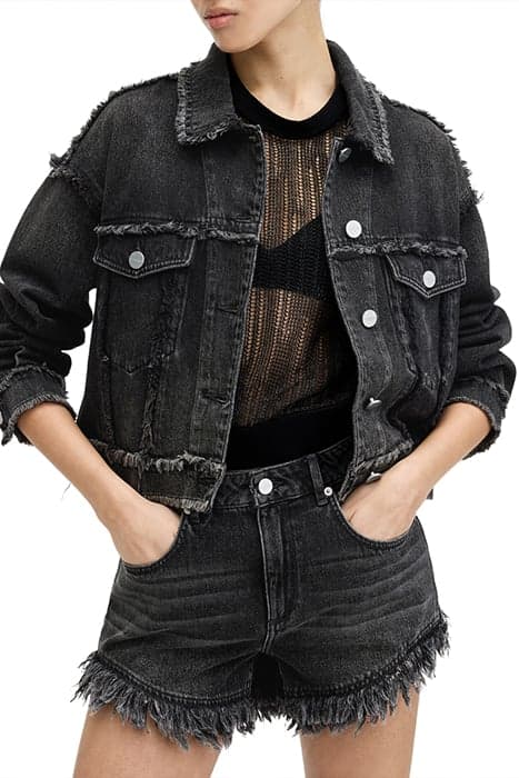 CLAUDE FRAY JACKET WASHED BLACK by AllSaints