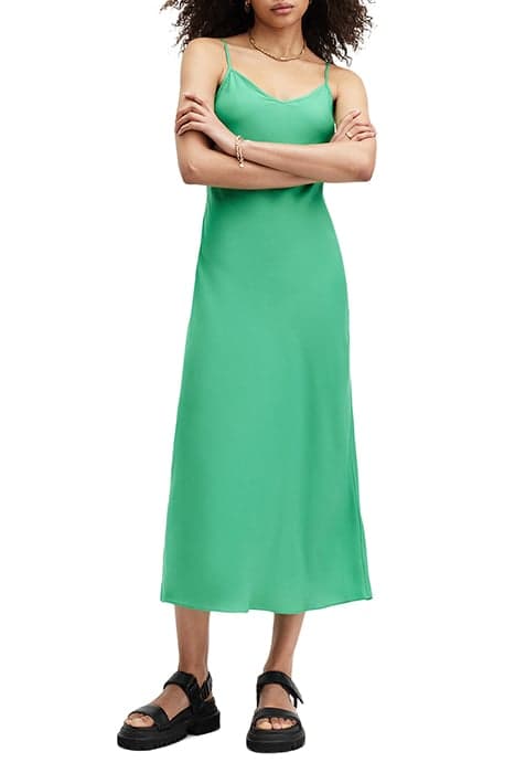 BRYONY DRESS SPECTRA GREEN by AllSaints